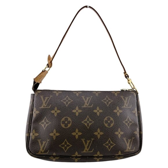 LOUIS VUITTON Brown Monogram Pouch - Picture 2 of 16
